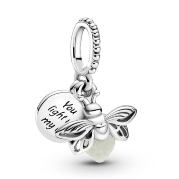 Pandora Jewelry - 🌺Pandora Glow-in-the-dark Firefly Dangle Charm